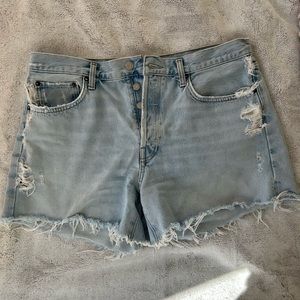 AGOLDE PARKER LONG VINTAGE CUT OFF SHORT